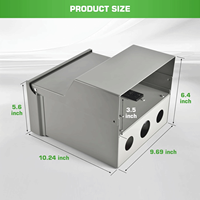 Boîtier de prise RV, panneau électrique RV NEMA TT-30R - Étanche pour prise RV/EV 125/250V, camping-car, remorque, voiture électrique