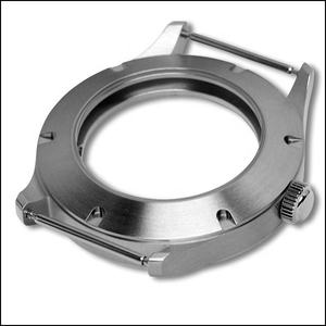 Caja de reloj personalizada de acero inoxidable 9015 de 42 mm, pulida y cepillada, resistente al agua 5 ATM, cristal de zafiro con revestimiento antirreflejos en la parte superior. - Product Image 3