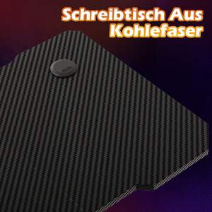 Table de jeu en forme de Z moderne en bois et métal avec lumières réglables Led Rgb Pc Game Home Office Computer Desk Table de jeu pour les jeux - Product Image 5