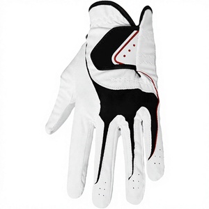 Custom Logo Cabretta Leather Golf <b>Gloves</b> Men Professional Anti-Slip Breathable Soft <b>Grip</b> OEM Bulk Supply - Product Image 2
