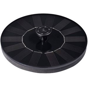 ปั๊มน้ำพุโซลาร์เซลล์กลางแจ้ง XiMan Black <span class=keywords><strong>Mini</strong></span> Float พร้อมไฟ LED วัสดุ ABS กันน้ำ เส้นผ่านศูนย์กลาง 12 นิ้ว สำหรับตกแต่งสวน - Product Image 2