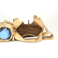 Ceinture tactique d'extérieur, sacs de taille pour hommes, sac banane avec plusieurs poches, poche pour bouteille d'eau, téléphone pour le sport, la chasse, le camping