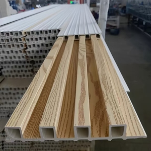 Tấm ốp tường trang trí trong nhà bằng gỗ nhựa composite (WPC) kiểu rãnh, thay thế gỗ, làm bằng PVC - Product Image 5