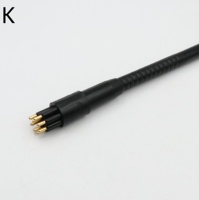 Connecteur étanche sous-marin SUBCONN MCBH/IL en acier inoxydable à 8 broches pour montage mural en cabine ou en milieu océanique