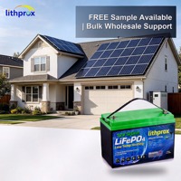 Batterie LiFePO4 à décharge profonde pour stockage domestique 12V 120AH Grade A Compacte 6000 Cycles BMS intelligent RS485 Terminal M8 CE RoHS IP67 OEM ODM