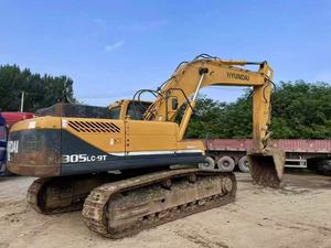 รถขุดไฮดรอลิกแบบตีนตะขาบมือสอง Hyundai 305LC-9T 30 ตัน นำเข้าจากเกาหลี ใช้งานน้อย พร้อมหัวเจาะ ได้รับการรับรองมาตรฐาน CE พร้อมอุปกรณ์เสริม Thumb Attachment - Product Image 3