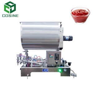 La mini riempitrice semi automatica di lattine produce la linea di riempimento <span class=keywords><strong>profhilo</strong></span> può essere dotata di miscelatore e riscaldatore - Product Image 1