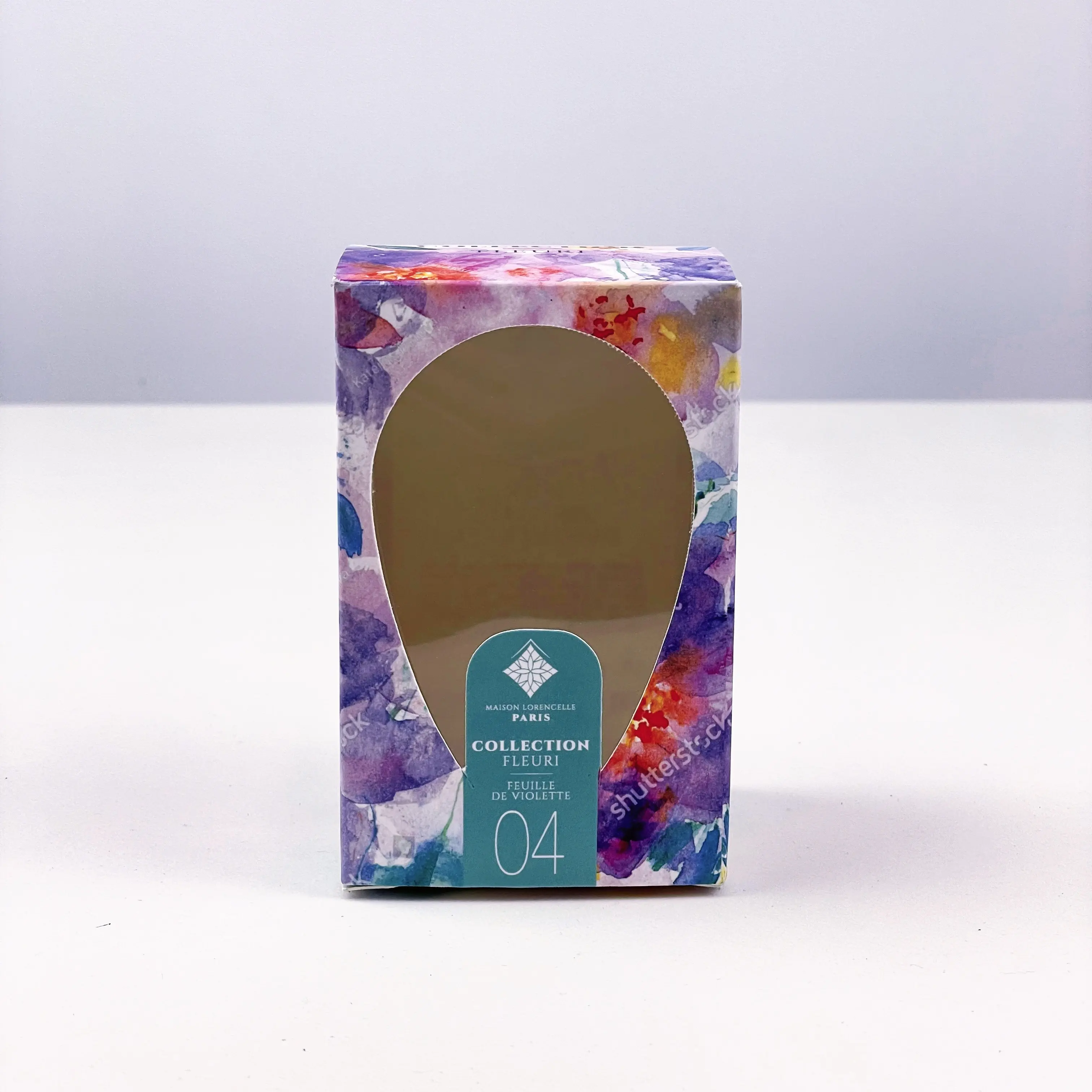 Caja de laminación mate impermeable para mascarillas, caja de embalaje de maquillaje con forma oblonga colorida, gran oferta de fábrica