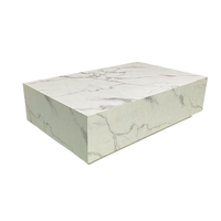 Haute qualité Design contemporain 3D autocollant MDF Table basse Vintage Table d'appoint pour salon prix de gros meubles de maison