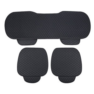 Housse de siège de voiture arrière antidérapante <span class=keywords><strong>en</strong></span> cuir PU tapis de coussin respirant pour fournitures de véhicule sport OEM voiture gris <span class=keywords><strong>Tesla</strong></span> <span class=keywords><strong>3</strong></span> jours ensemble complet - Product Image 2