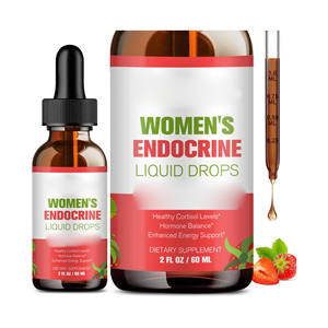 Kadın endokrin Superfood takviyesi sıvı damlaları, sağlıklı kortizol seviyelerini, Hormonal dengeyi, bağırsak sağlığını, ruh halini destekler - Product Image 1