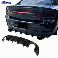 Diffuseur arrière en PP pour Dodge Charger Base SXT 2015-2023, embout d'échappement rond, garniture extérieure