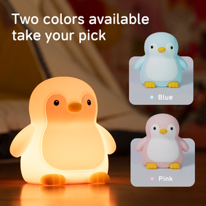 Lampe de nuit USB à changement de couleur avec motif de pingouin de dessin animé, petite lampe de chevet pour chambre à coucher, <span class=keywords><strong>ambiance</strong></span> <span class=keywords><strong>créative</strong></span> - Product Image 5