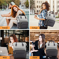 LOVEVOOK - Mochilas Escolares Inteligentes en Oferta, Mochila Moderna para Estudiantes, Mochila de Viaje para Exteriores, Mochila Grande Impermeable para Portátil para Mujer