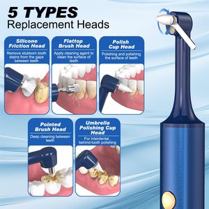 Pulidor Eléctrico de Dientes, Eliminador de Sarro <span class=keywords><strong>Dental</strong></span>, Manchas de Placa, Herramienta de Limpieza para <span class=keywords><strong>Blanqueamiento</strong></span> <span class=keywords><strong>Dental</strong></span>, Eliminación de Cálculo, 4 Modos - Product Image 2