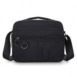 Sac Messager Portable Vintage Imperméable à Fermeture Éclair pour Homme avec Sangle de Mode pour Bandoulière et Utilisation Simple à Bandoulière - Product Image 2