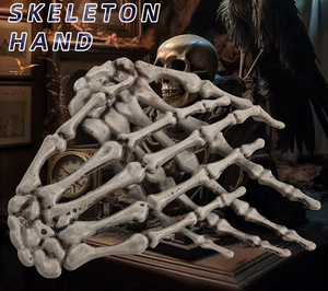 DAMAI Halloween Skeleton Hand Claw Bone Rack Ghost House Supplies Props Party Horror Trick Decoration - Product Image 6