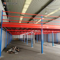Système d'étagères de mezzanine en acier multi-niveaux sur mesure, robuste, certifié CE, capacité de 200 à 1000 kg pour l'industrie
