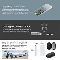 Flash disk logo kustom hard disk seluler 256gb 512gb 1tb ssd solid state 2 tb hard drive eksternal