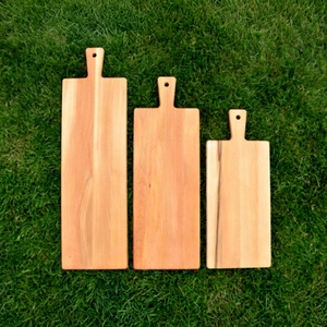 MN EXPORTS Planche à découper en bois d'acacia naturel, durable, rectangulaire, épaisseur 1,2 cm, passe au lave-vaisselle, pour aliments - Product Image 1