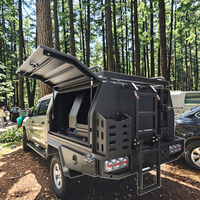 Plateau et auvent en aluminium pour cabine double Ute