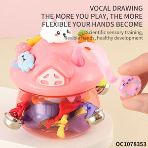 Illuminazione cognitiva <span class=keywords><strong>Montessori</strong></span> Color smisting sensoriale piccola campana String String giocattolo sonaglio da 12 a 18 mesi - Product Image 6