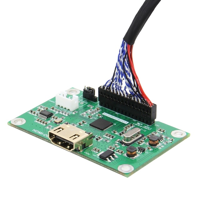 Development Board LVDS Driver Board / LVDS Compatible Adapter Converter Supports 1080P Resolution OEM Brand Made Guangdong China