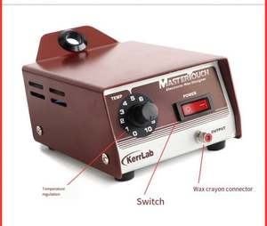Machine à souder la cire portable à chauffage rapide pour bijoux, avec fer à souder intégré et réglable - Product Image 6