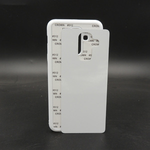 In bianco 2D Sublimazione di gomma molle della cassa del telefono per <span class=keywords><strong>samsung</strong></span> <span class=keywords><strong>galaxy</strong></span> <span class=keywords><strong>A6</strong></span> <span class=keywords><strong>plus</strong></span> 2018 con foglio di metallo - Product Image 2