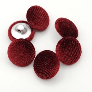 <strong>Button</strong> Maker Fashion Decorative Fabric Covered <strong>Buttons</strong> Flocked Decorative Fabric Shank <strong>Button</strong> for Coat - Product Image 4