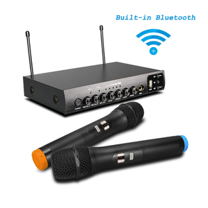 Micrófono de Mano Dinámico Cardioide Inalámbrico UHF, Cuerpo de Metal, Conector XLR, Cancelación de Ruido Integrada, Ligero, para <span class=keywords><strong>Karaoke</strong></span> - Product Image 1