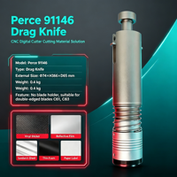 Cuchilla de Corte Drag Knife 15, Herramienta de Alta Precisión para Letreros Publicitarios, Vinilos Adhesivos, Cartón, Máquina de Corte
