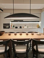 Lustre LED de style rétro européen et américain pour restaurant et bar, taille moyenne, design moderne et simple, idéal pour villa, îlot ou bateau à voile