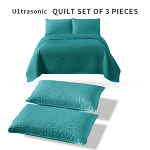 Venta al por mayor funda de <span class=keywords><strong>cama</strong></span> acolchada <span class=keywords><strong>colcha</strong></span> suave cobertores cómodos juegos de <span class=keywords><strong>cama</strong></span> de lujo - Product Image 6