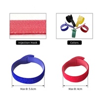 Sangle de fixation auto-agrippante double face réglable en nylon et polyester, imperméable et écologique, pour usine, modèle 2026