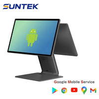 Máquina POS Android con Pantalla Táctil Capacitiva de 15.6 Pulgadas, Logotipo Personalizable, con Tecnología Wi-Fi 6 y NFC, SUNTEK SC1
