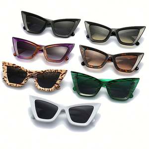 Gafas de Sol de Moda con Logotipo Personalizado, Montura Grande Retro, Protección UV400, Gafas de Sol de Ojo de Gato Extra Grandes para Hombre y Mujer - Product Image 6