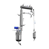 Colonne de distillation PURUI en acier inoxydable de haute pureté et verre borosilicaté pour la R&D en laboratoire et la production à petite échelle