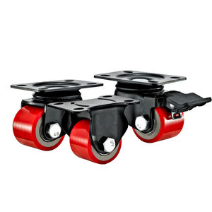 ล้อลากอุตสาหกรรมแบบมีล้อ1.5 2 2.5 3นิ้ว1 1.2ทำจากไนลอน PU ขนาดกลางศูนย์กลางของแรงโน้มถ่วงต่ำ - Product Image 3