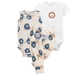 Vêtements pour bébés <span class=keywords><strong>printemps</strong></span>, combinaison de sommeil 3 pièces, sans manches, manches courtes, combinaison pour fille et garçon, ensemble de barboteuses pour nouveau-né - Product Image 1