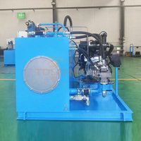 Groupe hydraulique diesel personnalisé Tosion 40KW 160LPM 12MPA avec réservoir de 1000L pour excavatrice