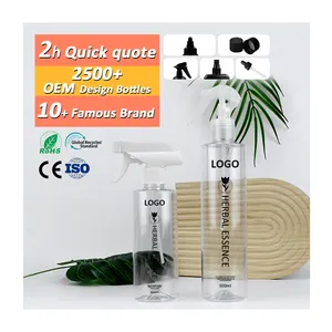 Spray PET personalizado para garrafas plásticas, spray de névoa para limpeza de garrafas plásticas, líquido de 7 dias