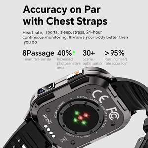 SENBONO P60 Smartwatch Unisex - Display IPS da 2.01", Fotocamera HD, Chiamate Wireless, 256MB di Memoria, Impermeabile IP67, Durata Batteria 5-10 Giorni - Product Image 4