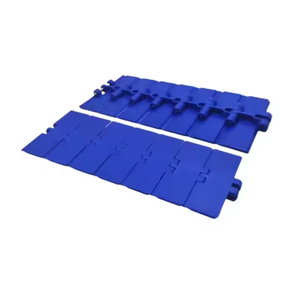 Nuevo 820 cinta transportadora de cadena superior plana resistente al ácido alcalino bisagra única recta grado alimenticio POM Material 20 m/min - Product Image 2