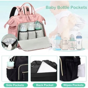 Mochila Pañalera Multifuncional de Muestra Gratuita, Bolsas de Pañales Impermeables para Niñas y Niños - Product Image 4