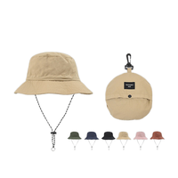 Chapeau Bob Unisexe en Polyester à Large Bord, Imperméable, Séchage Rapide, Protection Solaire, pour Camping, Randonnée, Voyage, Pêche, Taille Unique