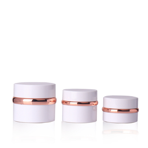 Recognizable Design cosmetics plastic containers luxury flip top cream jar personal care 50g lotion jars