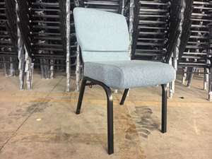 Silla de auditorio plegable moderna con muebles de Teatro de tela de escritorio diseñados para iglesias, escuelas, asientos de estudiantes retráctiles - Product Image 3