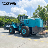 LTMG elettrico ad alta tensione potente batteria al litio 7000KG 7 Ton 6 Ton 5 Ton caricatore della ruota anteriore per la vendita