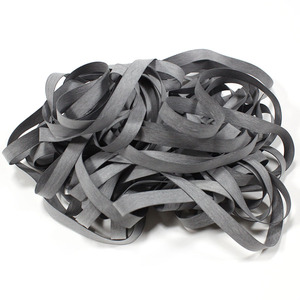 Bán buôn đồ bơi màu trắng phụ kiện cao su tự nhiên miễn phí tổng hợp đàn hồi ban nhạc cao su phẳng <span class=keywords><strong>earloop</strong></span> cao su đàn hồi Băng - Product Image 3